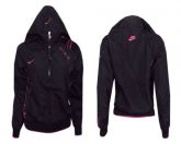 Agasalho Nike Feminino Preto Com Rosa