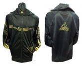 Agasalho Adidas Preto Com Dourado